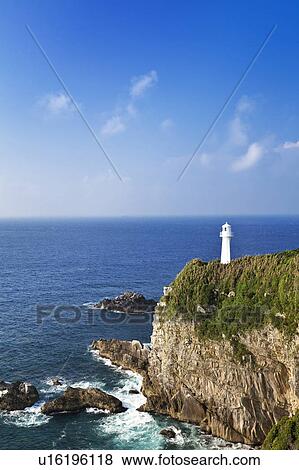 Stock Photo - Ashizuri Cape Lighthouse. Fotosearch