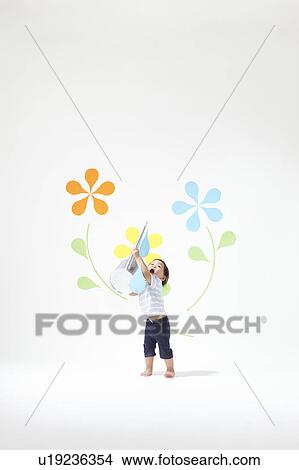 Boy Watering Plants View Large Photo Image Picture - Boy Watering Plants. Fotosearch