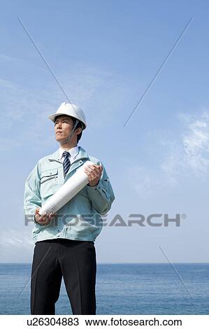 Businessman at Construction Site View Large Photo Image Stock Image - Businessman at Construction Site. Fotosearch