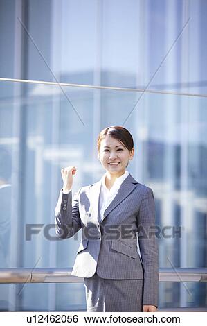 Businesswoman Celebrating View Large Photo Image Stock Photograph - Businesswoman Celebrating. Fotosearch
