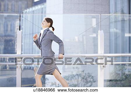 Businesswoman Running View Large Photo Image Stock Photograph - Businesswoman Running. Fotosearch