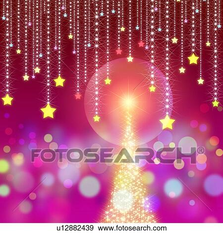 Christmas Tree and Stars View Large Photo Image Stock Photo - Christmas Tree and Stars. Fotosearch