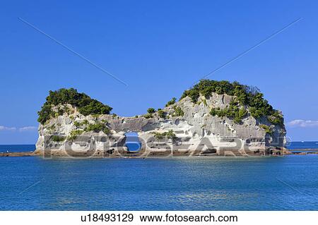 Stock Photo - Engetsuto Rock Formation. Fotosearch