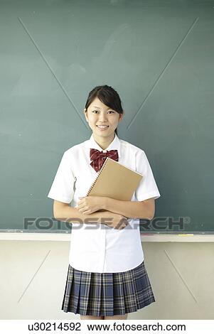 Female Student by Blackboard View Large Photo Image Stock Image - Female Student by Blackboard. Fotosearch