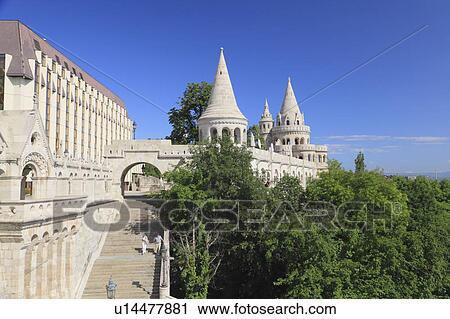 Fisherman's Bastion, Budapest, Hungary View Large Photo Image Stock Image - Fisherman's Bastion, Budapest, Hungary. Fotosearch