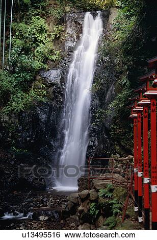 Stock Photograph - Fudonotaki Falls. Fotosearch