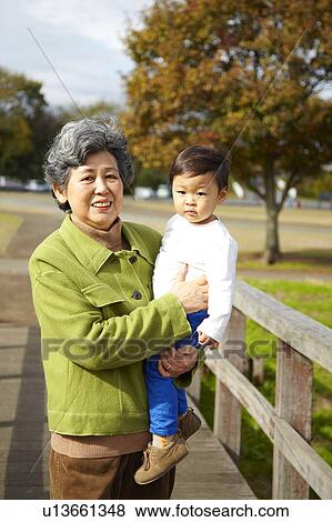 Grandmother and Granson View Large Photo Image Stock Photo - Grandmother and Granson. Fotosearch