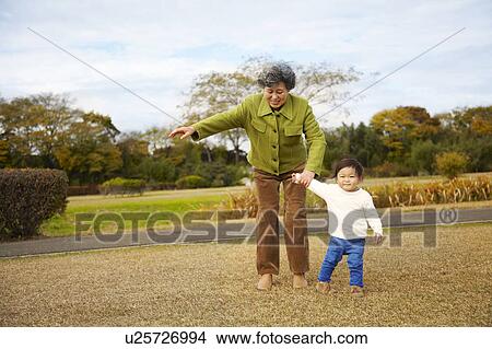 Grandmother and Son View Large Photo Image Picture - Grandmother and Son. Fotosearch