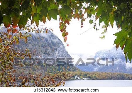 Stock Image - Hallstatter See in Autumn. Fotosearch