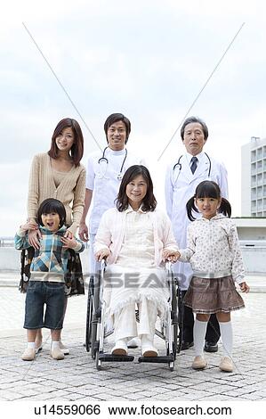 Hospital Staff and Patient's Family View Large Photo Image Stock Photograph - Hospital Staff and Patient's Family. Fotosearch