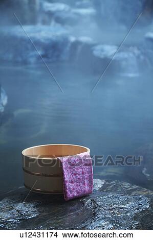 Japanese-style hot spring View Large Photo Image Picture - Japanese-style hot spring. Fotosearch