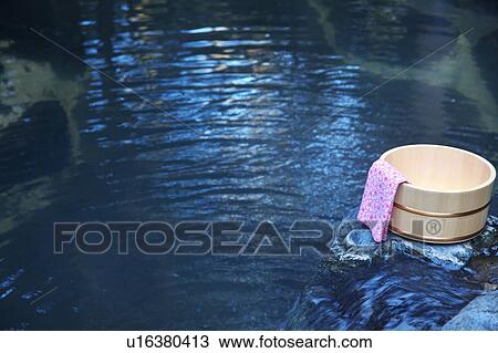 Japanese-style hot spring View Large Photo Image Stock Image - Japanese-style hot spring. Fotosearch