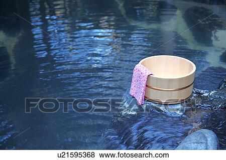 Japanese-style hot spring View Large Photo Image Stock Photo - Japanese-style hot spring. Fotosearch