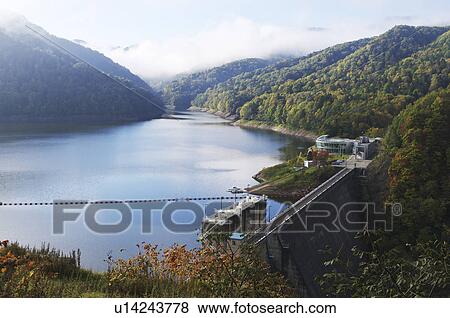 Kanayama Dam View Large Photo Image Stock Photo - Kanayama Dam. Fotosearch