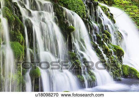Stock Image - Kokeno-Mototaki Waterfall. Fotosearch
