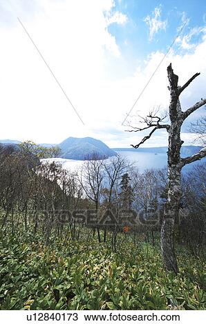 Stock Image - Lake Mashu. Fotosearch
