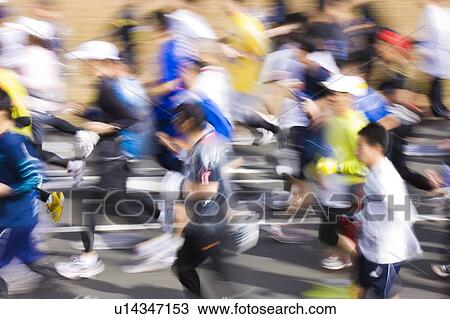 Stock Image - Marathon. Fotosearch