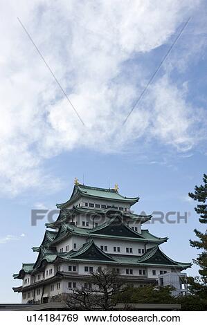 Nagoya Castle View Large Photo Image Stock Photo - Nagoya Castle. Fotosearch