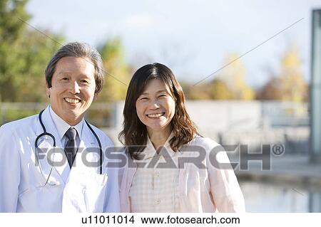 Portrait of Female Patient and Doctor View Large Photo Image Picture - Portrait of Female Patient and Doctor. Fotosearch