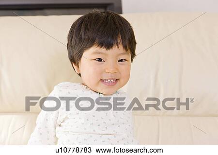 Stock Image - Portrait of girl. Fotosearch