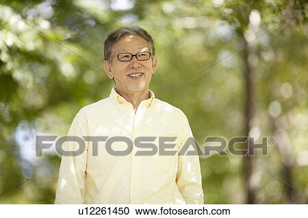 Stock Image - Portrait of Senior Man. Fotosearch