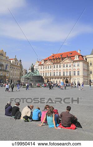 Picture - Prague Old Town Square, Prague, Czech Republic. Fotosearch