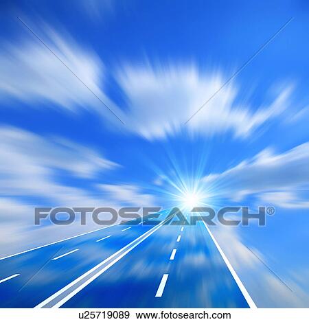 Road in the Sky View Large Photo Image Stock Photo - Road in the Sky. Fotosearch