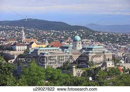 Royal Palace Of Buda, Budapest, Hungary View Large Photo Image Stock Image - Royal Palace Of Buda, Budapest, Hungary. Fotosearch