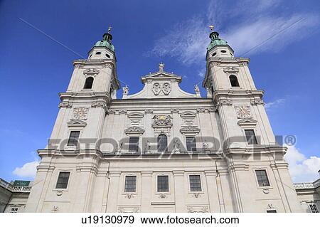 Stock Photo - Salzburg cathedral, Saltzburg, Austria. Fotosearch