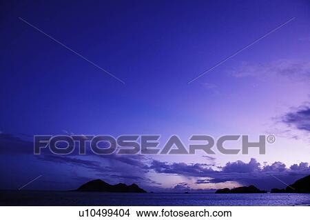Sea at Dusk View Large Photo Image Picture - Sea at Dusk. Fotosearch