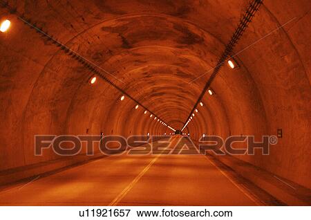 Stock Photo - Second Shimukappu Tunnel. Fotosearch