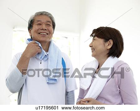Senior Couple After Exercising View Large Photo Image Stock Image - Senior Couple After Exercising. Fotosearch