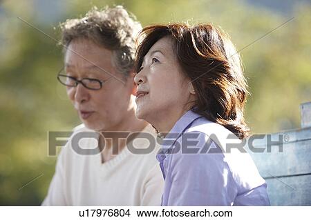 Senior Couple at Rail Station View Large Photo Image Picture - Senior Couple at Rail Station. Fotosearch