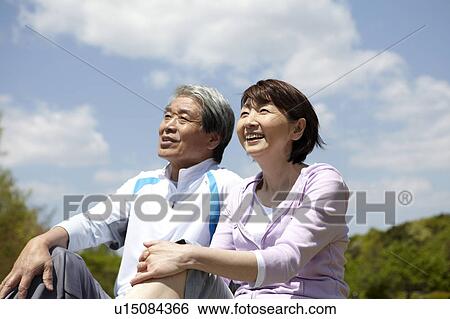 Senior Couple in Sports Clothing View Large Photo Image Stock Photograph - Senior Couple in Sports Clothing. Fotosearch