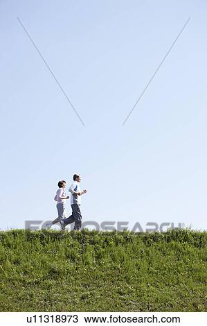 Senior Couple Running View Large Photo Image Stock Image - Senior Couple Running. Fotosearch