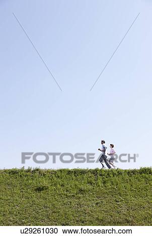Senior Couple Running View Large Photo Image Stock Image - Senior Couple Running. Fotosearch