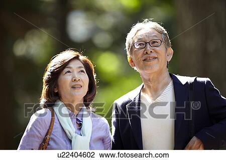 Senior Couple Walking View Large Photo Image Stock Image - Senior Couple Walking. Fotosearch