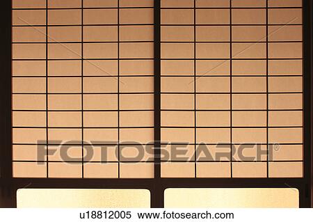 Stock Photography - Shoji (Paper Door). Fotosearch