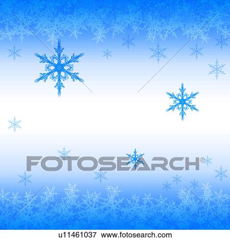 Stock Photo - Snowflakes. Fotosearch