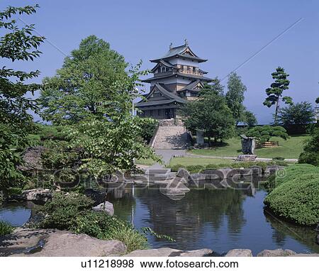 Stock Photo - Takashima Castle. Fotosearch