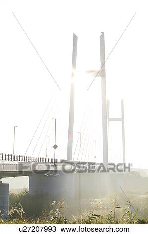 Tappu Ohashi in Morning View Large Photo Image Stock Image - Tappu Ohashi in Morning. Fotosearch