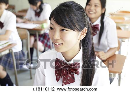 Teenage Girl in Classroom View Large Photo Image Stock Image - Teenage Girl in Classroom. Fotosearch
