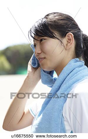 Teenage Girl Wiping Her Face View Large Photo Image Stock Image - Teenage Girl Wiping Her Face. Fotosearch