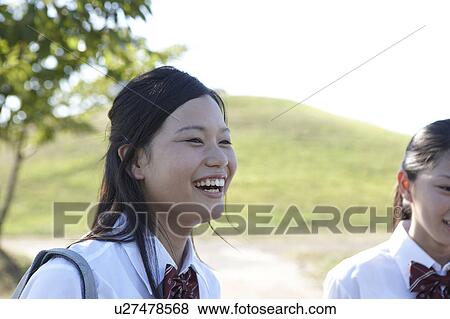 Teenage Schoolgirl View Large Photo Image Stock Photo - Teenage Schoolgirl. Fotosearch