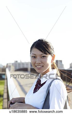 Stock Photography - Teenage Schoolgirl. Fotosearch