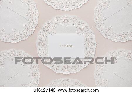 Stock Image - Thank You Card. Fotosearch
