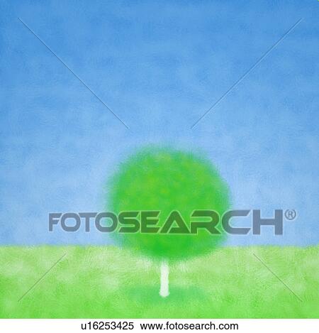 Tree on Field View Large Photo Image Stock Photography - Tree on Field. Fotosearch