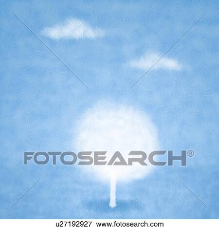 Stock Photo - White Tree. Fotosearch