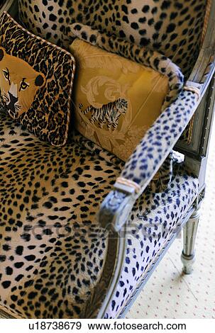 Armchair With Leopard Print Stock Photo U18738679 Fotosearch