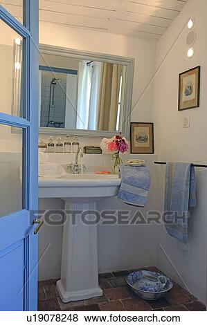 Bathroom with mirror View Large Photo Image Stock Photo - Bathroom with mirror. Fotosearch